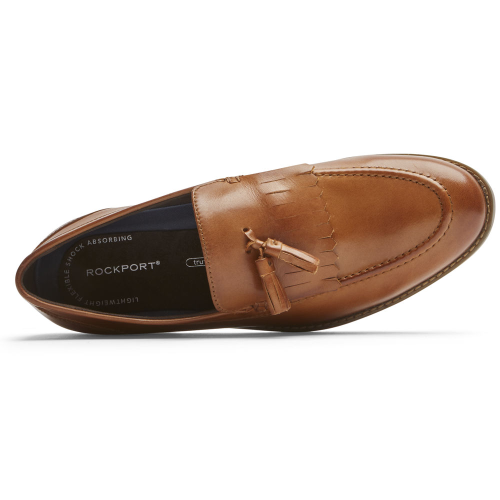 Mocasines Rockport Hombre Mexico - Style Purpose 3 Tassel Marrom - JNOHF0613